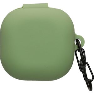 kwmobile cover voor oordopjes case - geschikt voor Samsung Galaxy Buds FE - Trendy beschermhoes draadloze oordopjes in pastelgroen