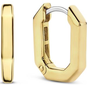 TI SENTO Dames Oorbellen - 925 zilver - Zilver geel verguld - 7929SY