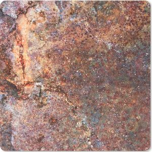 Muismat - Mousepad - IJzer - Roest print - Retro - 30x30 cm - Muismatten