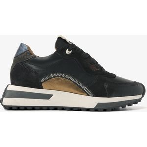 VIA VAI Posy Dash Sneakers - Zwart Goud Blauw - Maat 38