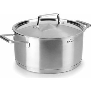 LACOR FOODIE Kookpan met deksel - inox - 5 liter - 24cm