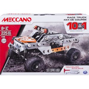 Meccano - by Erector 10 in 1 Racetruck S.T.E.A.M. - 225 stuks - Bouwpakket