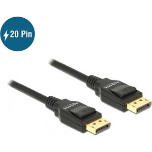 Delock - DisplayPort Beeldscherm Kabel - zwart - 5 meter