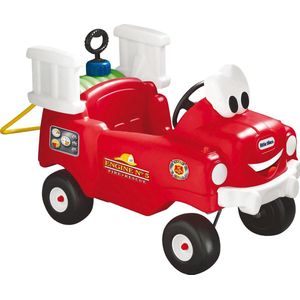 Little Tikes Cozy Coupe Brandweerwagen met Waterspuit Loopauto - Rood