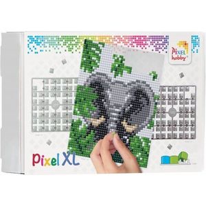 Pixelhobby - Pixel XL - set 4 basisplaten - olifant
