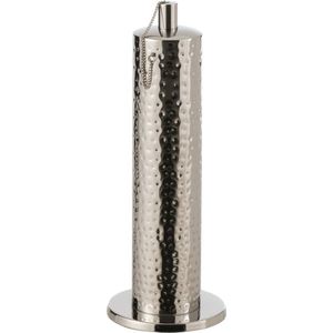 J-line - Fakkel Tiffany Stainless Steel Zilver Small - 17x17x47cm