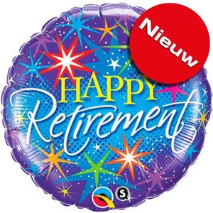 Happy Retirement Pensioen Ballon 46cm