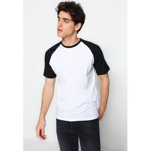 Trendyol TMNSS20TS0182 Volwassenen Mannen T-shirt Single - Zwart - L