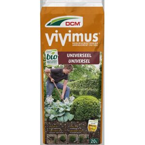 DCM Vivimus Universeel Potgrond - Aarde voor Planten - Tuinaarde / Bodemverbeteraar 20 liter