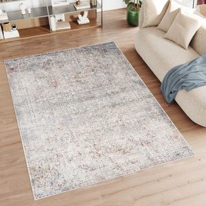 Tapiso Feyruz Vloerkleed Creme Vintage Woonkamer Laagpolig Tapijt Maat- 200x300