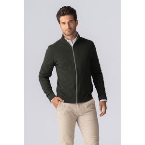 Pullover Vest met Rits - Leger