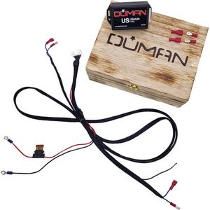 DUMAN US-Module - V1.5 - Deluxe - SnakeSkin Cable Wrap - Set Knipperlicht USA Module / USA-Lights / Side Markers / Running Lights / Daytime Running Lights (DRL) Module incl. Kabelset & Handleiding
