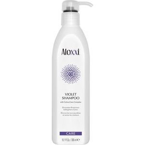 Zilvershampoo voor hoogblond en grijs haar Aloxxi Violet Shampoo 1L