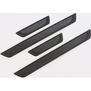 Instaplijsten (instapstrips) voor Suzuki Splash 2008-2014 (5 deurs) - Kras bescherming - Set van 4 - Zwart Glans