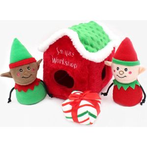Hondenspeelgoed - Hond - Speelgoed - Intelligentie - Kerst - Kerstmis - Kerstman Werkplaats