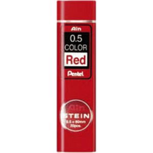 Potloodstift pentel hb 0.5mm 20st rood | 10 stuks