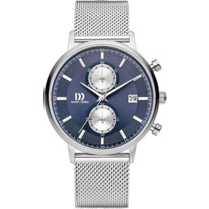 Danish Design IQ68Q1215 horloge heren - zilver - edelstaal