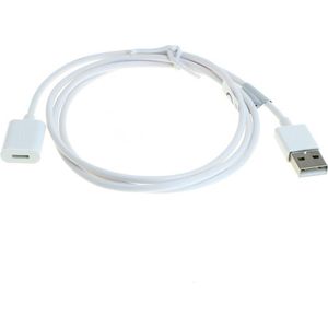 USB oplaadkabel oplader voor Apple Pen / Pencil - 1 Meter - Wit