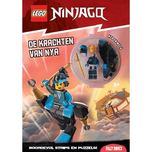 LEGO Ninjago - Doeboek + LEGO figuren van Nya en Mech - Doeboek voor kinderen vanaf 6 jaar - Boordevol strips en puzzels in het thema van LEGO Ninjago - LEGO 7 8 9 10 jaar