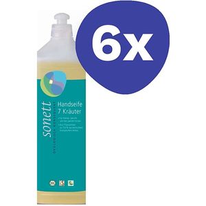 Sonett Handzeep - 7 Kruiden (6x 1L)