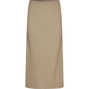 Beige linnen lange rok Darrel - Modstrom