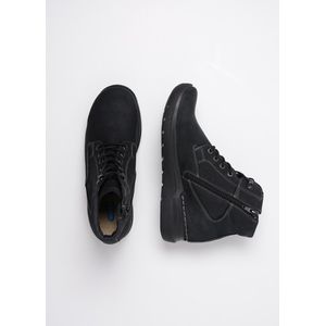 Wolky Hoge veterschoenen Whynot HV zwart nubuck