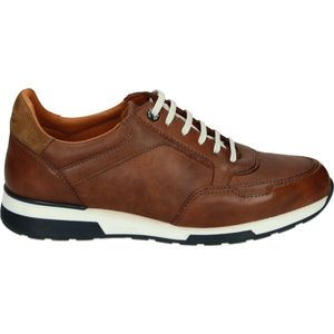 Van Lier 2355500 - Lage sneakersHeren sneakersVrije tijdsschoenen - Kleur: Cognac - Maat: 43