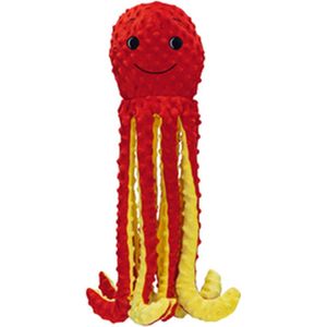 Beeztees Pluche Hondenspeelgoed Octopus Amy Rood 56 cm