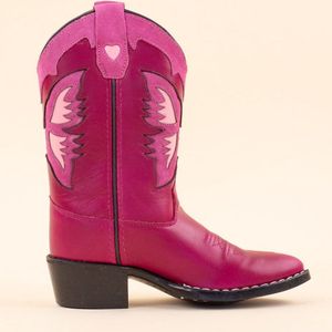 Moonrise Cherise Laarzen - Leer - Meisjes - Roze - Maat 32