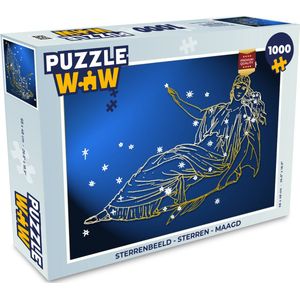Puzzel Sterrenbeeld - Sterren - Maagd - Legpuzzel - Puzzel 1000 stukjes volwassenen