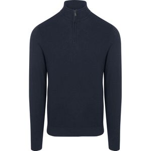 McGregor Half Zip Trui Merinowol Navy - Maat M - Heren - Pullovers