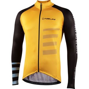 Nalini - Heren - Fietsshirt - Lange Mouwen - Wielrenshirt - Goud - LSSTRIPESJERSEY - XXL