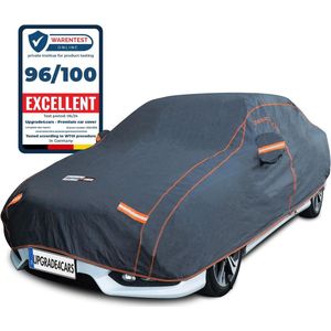 Universele ademende en waterdichte autohoes voor alle seizoenen - Geschikt voor personenwagens (S: 406 x 165 x 120 cm)
