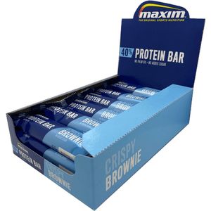 Maxim 40% Protein Bar Crispy Brownie 18x50g