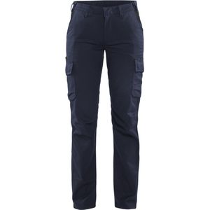 Blaklader Dames industrie werkbroek stretch 7144-1832 - Donker marineblauw/Zwart - C46