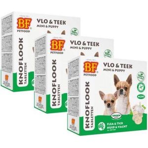 3x55 st Biofood hondensnoepjes zeewier bij vlooien hondensnack