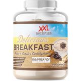 XXL Nutrition - Delicious Breakfast - Chocolade - Eiwitrijk Ontbijt of Snack - Whey Protein Melkeiwit - Complexe Koolhydraten - 2500 Gram