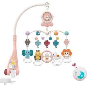 Muziekmobiel baby - Babybox - Wiegdecoratie - Kraamcadeau - Babyshower cadeau - Baby accessoires - Voor jongens & meisjes - Must have voor elke babykamer!