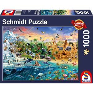 De Wereld van de Dieren - Puzzel (1000)