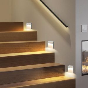 WiseGoods - Premium Trapverlichting LED Bewegingssensor - Wandlamp Binnen - PIR Motion Sensor Licht - Kast Lamp Verlichting