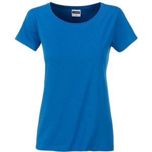 James and Nicholson Dames/dames Basic Organic Katoenen T-Shirt (Kobalt)