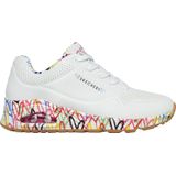 Skechers Uno-Loving Love 155506-WHT, Vrouwen, Wit, Sneakers, maat: 35,5