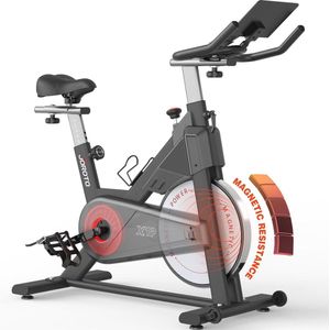 Stationaire hometrainer voor thuis met magnetische weerstand en verstelbaar stuur