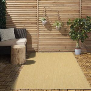 NILUS LAAGPOLIG EFFEN GEEL VLOERKLEED INDOOR EN OUTDOOR