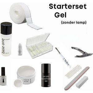 Easy Nails Gelnagels Starterspakket – Perfecte Nepnagels -  Set voor Gelnagels – transparant - geschikt voor alle Nageltypes