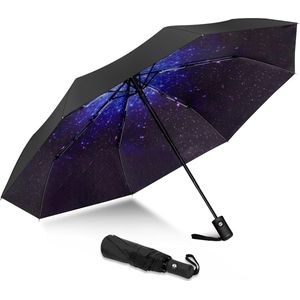 Winddichte Opvouwbare Reisparaplu - UV-Bescherming - Compact