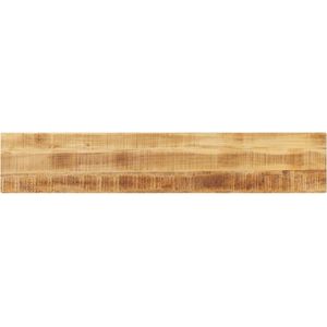 vidaXL - Tafelblad - rechthoekig - 140x30x2,5 - cm - massief - ruw - mangohout