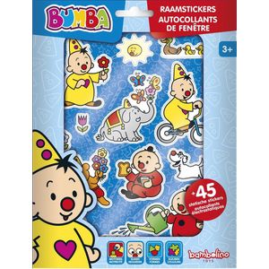 Bumba Raamsticker - Niet Permanente Verplaatsbare Stickers met Speelachtergrond - Bambolino Toys