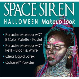 Mehron - Halloween Schmink Kit - Space Siren - Buitenaardse Schoonheid - Inclusief Youtube Tutorial