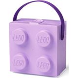 LEGO - Lunchbox Brick 4 met handvat, Lavendel